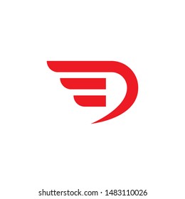 Wing logo and symbol vector ilustration