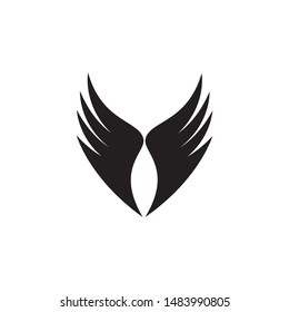 Wing logo symbol vector ilustration