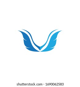 Wing logo symbol vector ilustration