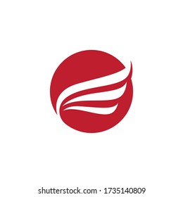 Wing logo and symbol vector ilustration