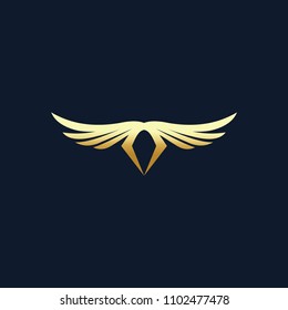 wing logo template