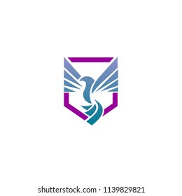 wing logo template