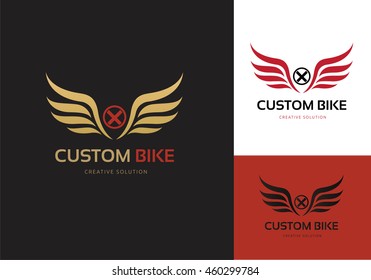 wing logo template