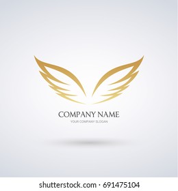 Wing logo template.