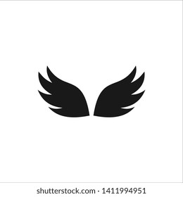 Wing logo template design vector