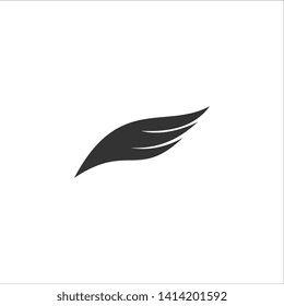 wing logo template design vector