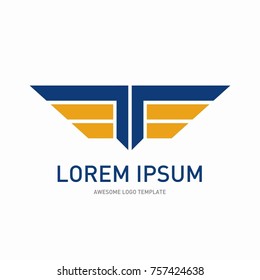 Wing Logo Template Design Vector