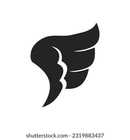 wing logo template. Icon Illustration Brand Identity. Isolated and flat illustration. Vector graphic