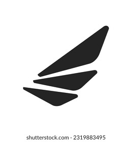wing logo template. Icon Illustration Brand Identity. Isolated and flat illustration. Vector graphic