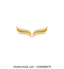 Wing logo template symbol icon illustration