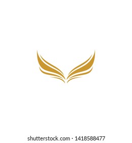Wing logo template symbol icon illustration