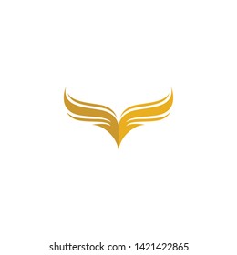 Wing logo template symbol icon illustration