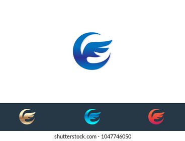 Wing Logo Template Vector Icon Design