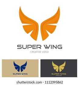 Wing Logo Template vector icon design