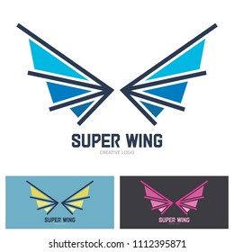 Wing Logo Template vector icon design