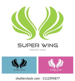 Wing Logo Template vector icon design