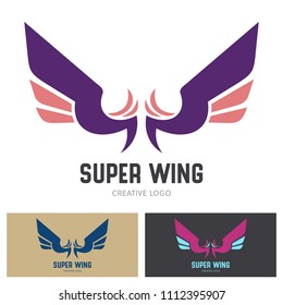 Wing Logo Template vector icon design