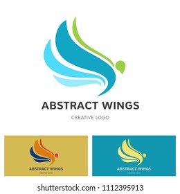 Wing Logo Template vector icon design