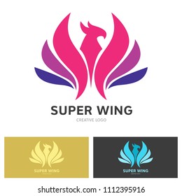 Wing Logo Template vector icon design
