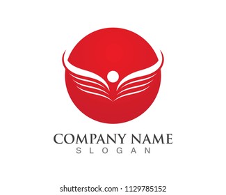  Wing Logo Template vector icon design