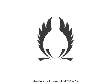 Wing Logo Template vector icon design