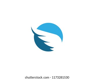 Wing Logo Template vector icon design