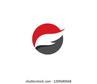 Wing Logo Template vector icon design