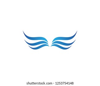 Wing Logo Template vector icon design