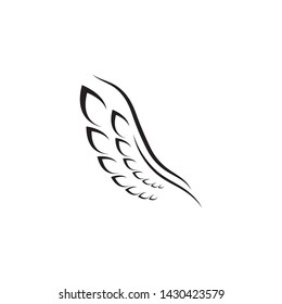 Wing Logo Template vector icon design