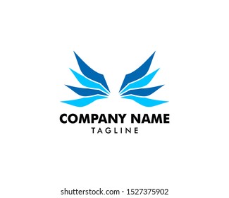 Wing Logo Template Vector Icon Design