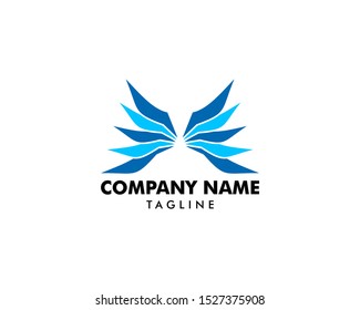 Wing Logo Template Vector Icon Design