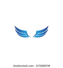 Similar Images, Stock Photos & Vectors of Logo of blue wings