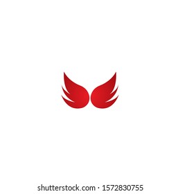 Wing logo template vector icon design