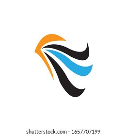 wing logo template vector icon illustration design