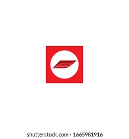 Wing logo template vector icon design