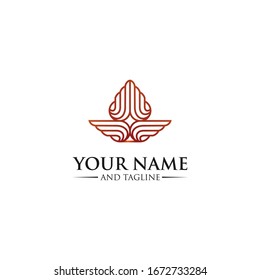 Wing Logo Template vector icon design