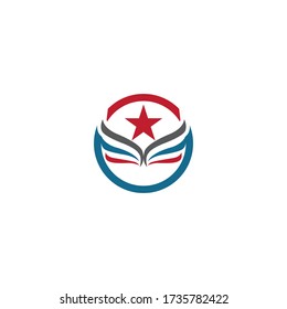 Wing  Logo Template vector icon illustration design
