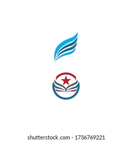 Wing  Logo Template vector icon illustration design