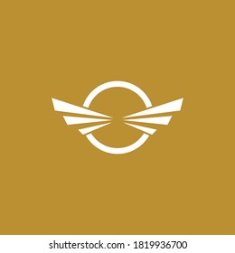 Wing logo template vector icon design