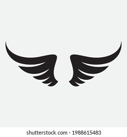 Wing Logo Template vector icon design