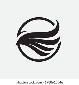 Wing Logo Template vector icon design