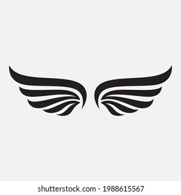 Wing Logo Template vector icon design