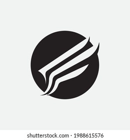 Wing Logo Template vector icon design