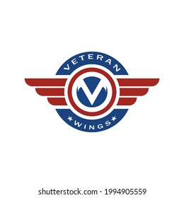 Vektorsymbol-Design des Wing-Logos