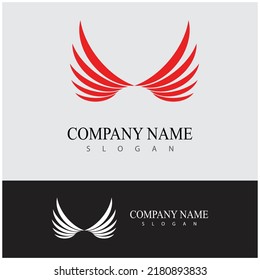 Wing  Logo Template vector icon illustration design