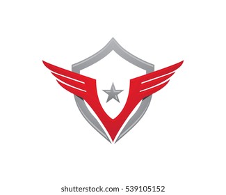  Wing Logo Template vector icon design