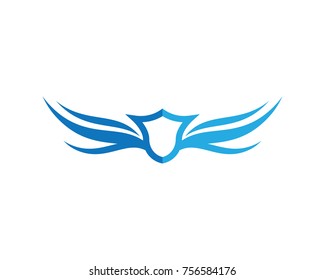 Wing Logo Template vector icon design