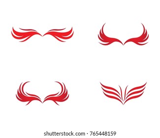 Wing Logo Template vector icon  illustration design