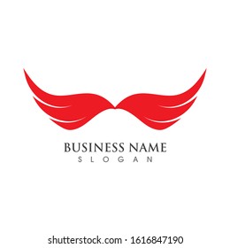 Wing Logo Template vector illustration concept design