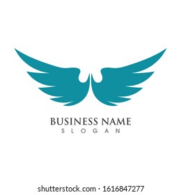 Wing Logo Template vector illustration concept design